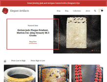 Tablet Screenshot of elegantartifacts.com